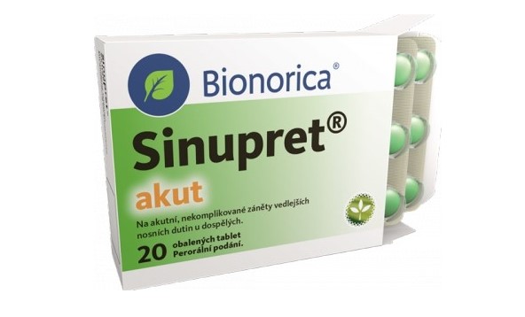 Sinupret Akut – recenze a zkušenosti s užíváním