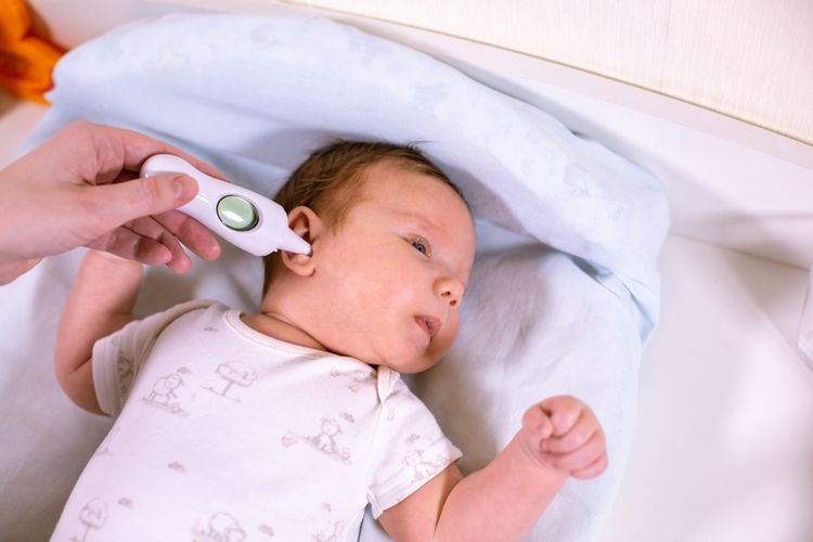 Měření teploty v uchu se doporučuje až od 6 měsíců věku dítěte