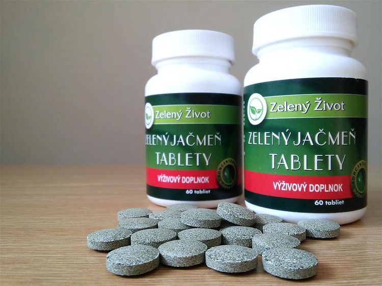 Zelený ječmen v tabletách od Zelený život