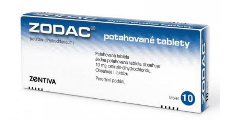 Antihistaminikum Zodac