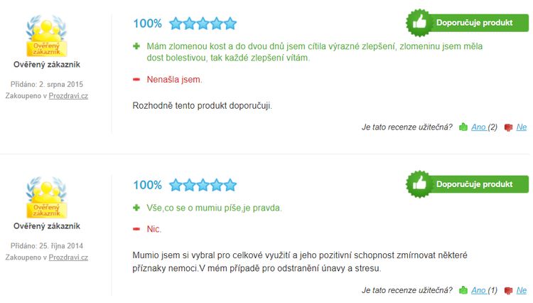 Pharma Activ Mumio recenze na Heurece