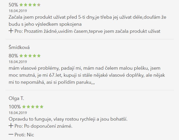 Recenze a zkušenosti Vlasové hnojivo Maxivitalis