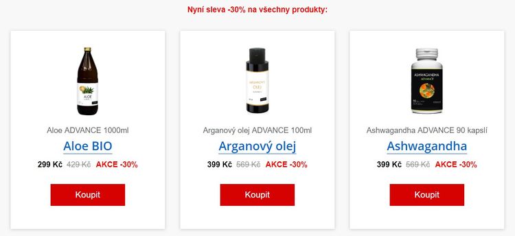 Advance Nutraceutics produkty