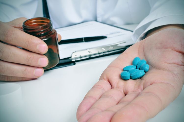 Modrá tabletka Viagra od společnosti Pfizer