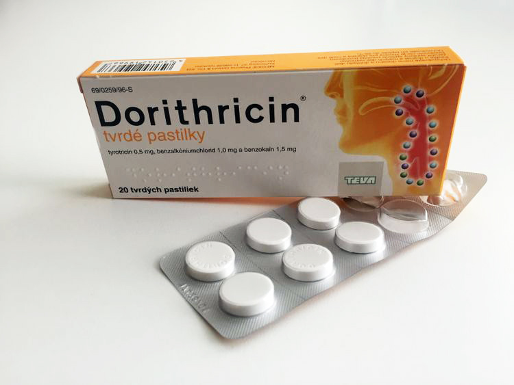 Dorithricin lokální antibiotikum na cucání