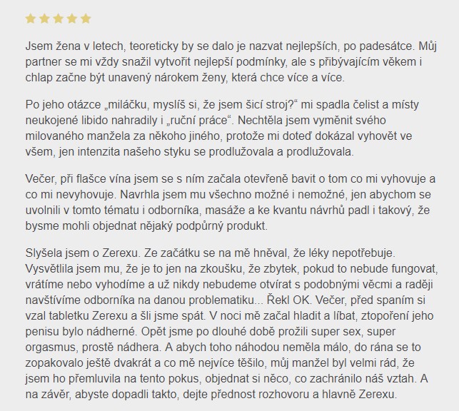 Recenze na webu zerex.cz