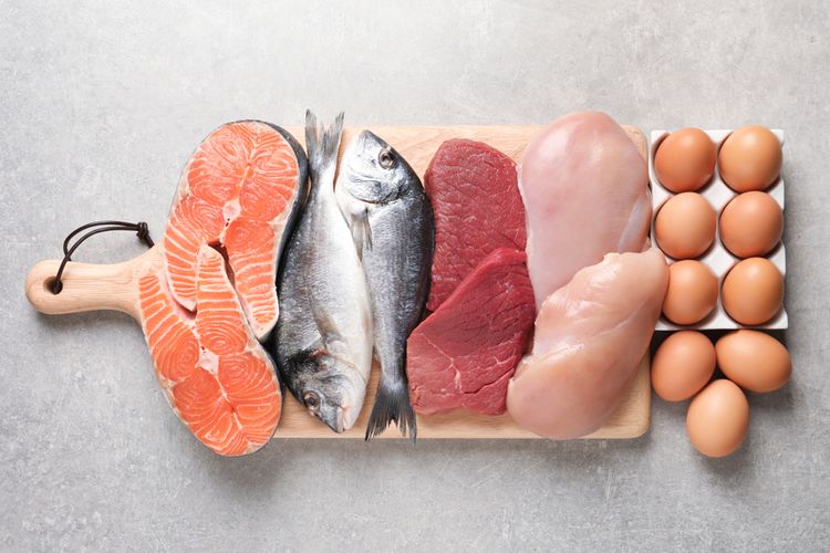 Bezezbytková dieta zahrnuje libové maso, ryby i vejce