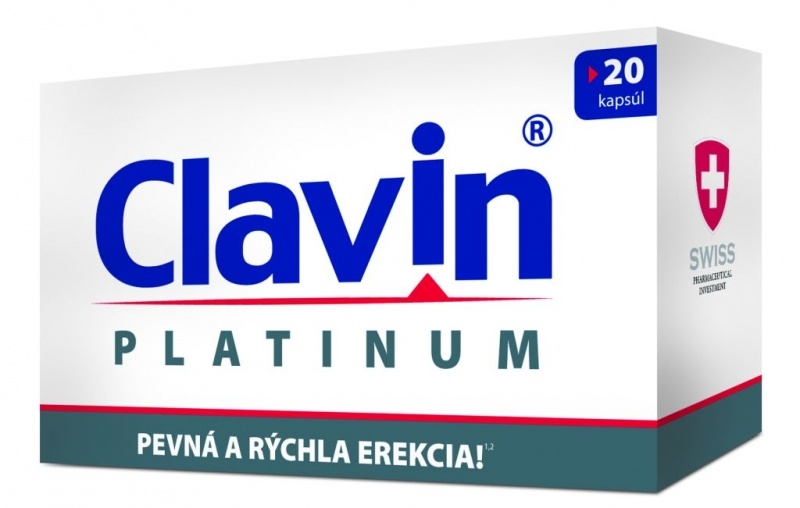 Výživový doplněk Clavin na zlepšení erekce