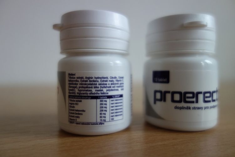 Složení tabletek Proerecta