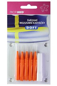 DOFT mezizubní kartáčky 0,4 oranžové, 5 ks