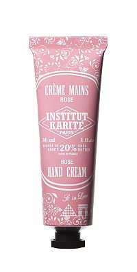 Institut Karite Rose Hand Cream krém na ruce s vůní růže, 30 ml