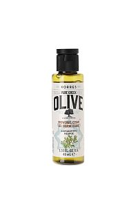 KORRES Pure Greek Olive, sprchový gel s vůní cedrového dřeva, cestovní balení, 40 ml