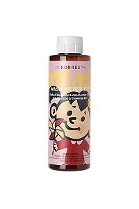KORRES WASH ME BERRIES - šampon a sprchový gel 2v1 pro dívky, 250 ml