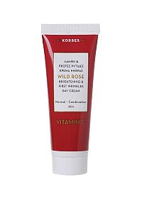 KORRES Wild Rose Brightening & First Wrinkles Day Cream - denní rozjasňující krém pro normální a smíšenou pleť, 16 ml