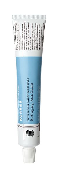 KORRES zubní pasta s mátou a limetkou, 75 ml