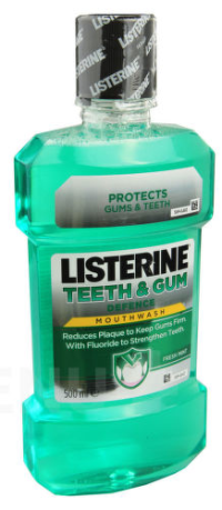 Listerine Teeth & Gum Defence ústní voda, 500 ml