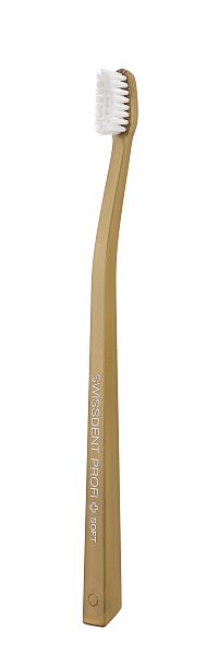 SWISSDENT WHITENING zubní kartáček, soft, zlatý