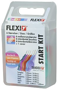 Tandex Flexi úvodní sada mezizubních kartáčků 6ks
