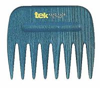 Tek AFRO COMB hřeben s širokými zuby modrý