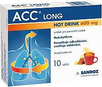 ACC LONG Hot drink 600mg por.plv.sol.10x600mg