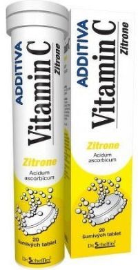 Additiva Vitamin C Zitrone tbl.eff.20