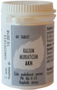 AKH Kalium muriaticum por.tbl.60