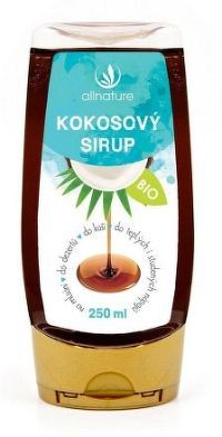 Allnature Kokosový sirup BIO 250 ml