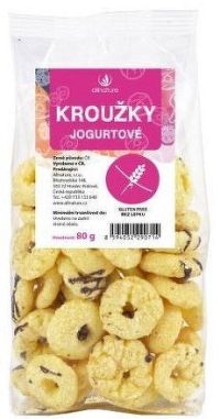 Allnature Kroužky jogurtové 80 g