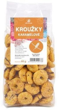 Allnature Kroužky karamelové 80 g