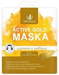 Allnature Maska Active Gold rozjasnění a vyhlazení 26 g