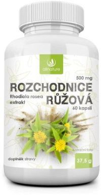 Allnature Rozchodnice růžová 500mg 60 kapslí