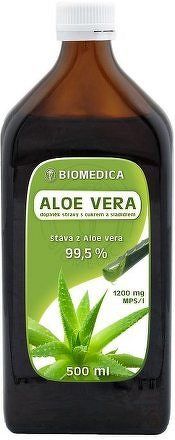 Aloe vera BIOMEDICA přírodní šťáva 99.5% 500ml