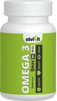 Alvifit Omega 3 Qmax 100 kapslí 1000mg