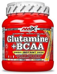 AMIX GLUTAMINE + BCAA POWDER 530g lemon-lime