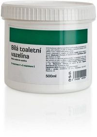 AROMATICA Bílá toaletní vazelína s vit.E 500ml