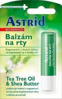 Astrid balzám na rty Tea Tree Oil+Shea Butter 4.8g