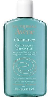 AVENE Cleanance gel 200ml-čisticí gel bez mýdla