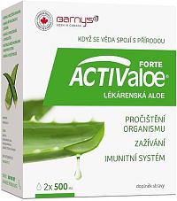 Barnys ACTIV aloe LÉKÁRENSKÁ aloe 2x500ml