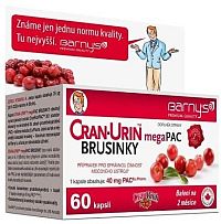 Barnys Cran-Urin megaPAC brusinky cps.60