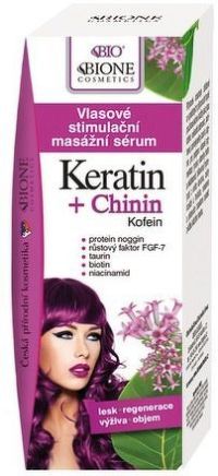 BIO KERATIN + CHININ vlasové masážní stimul.sérum 215ml