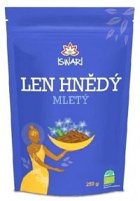 BIO Len hnědý - mletý 250g