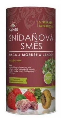 BIO Snídaňová směs maca-moruše-jahoda 800g