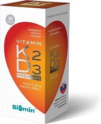 Biomin Vitamín K2+Vitamín D3 2000 PREMIUM 30 tbl.