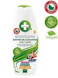 Bodycann přírodní dětský sprch.gel - šampon 250ml
