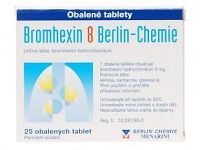 Bromhexin 8 drg.25x8mg Berlin-Chemie