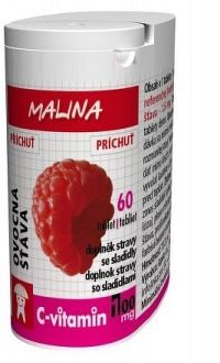 C-Vitamin 100mg - Malina se sukralózou tbl.60