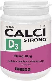 Calci Strong + vit.D3 tbl.150 Vitabalans