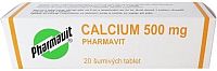 Calcium 500mg Pharmavit por.tbl.eff.20x500mg