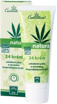 Cannaderm Natura 24 krém na normální pleť 75g