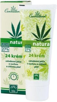 Cannaderm Natura 24 krém na suchou pleť 75g